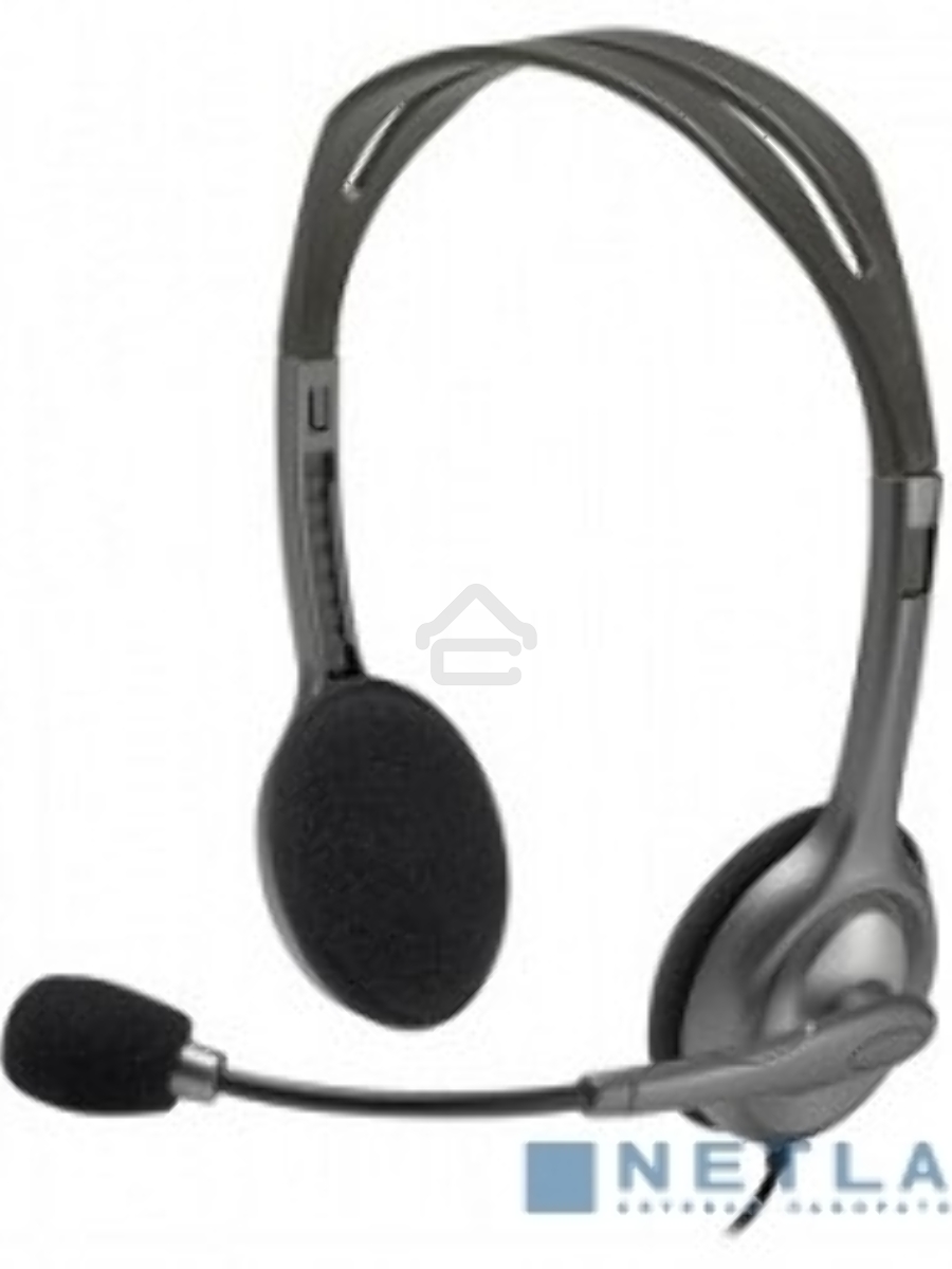 Гарнитура Logitech Headset H111 Stereo grey (981-000594/981-000593/981-000588)