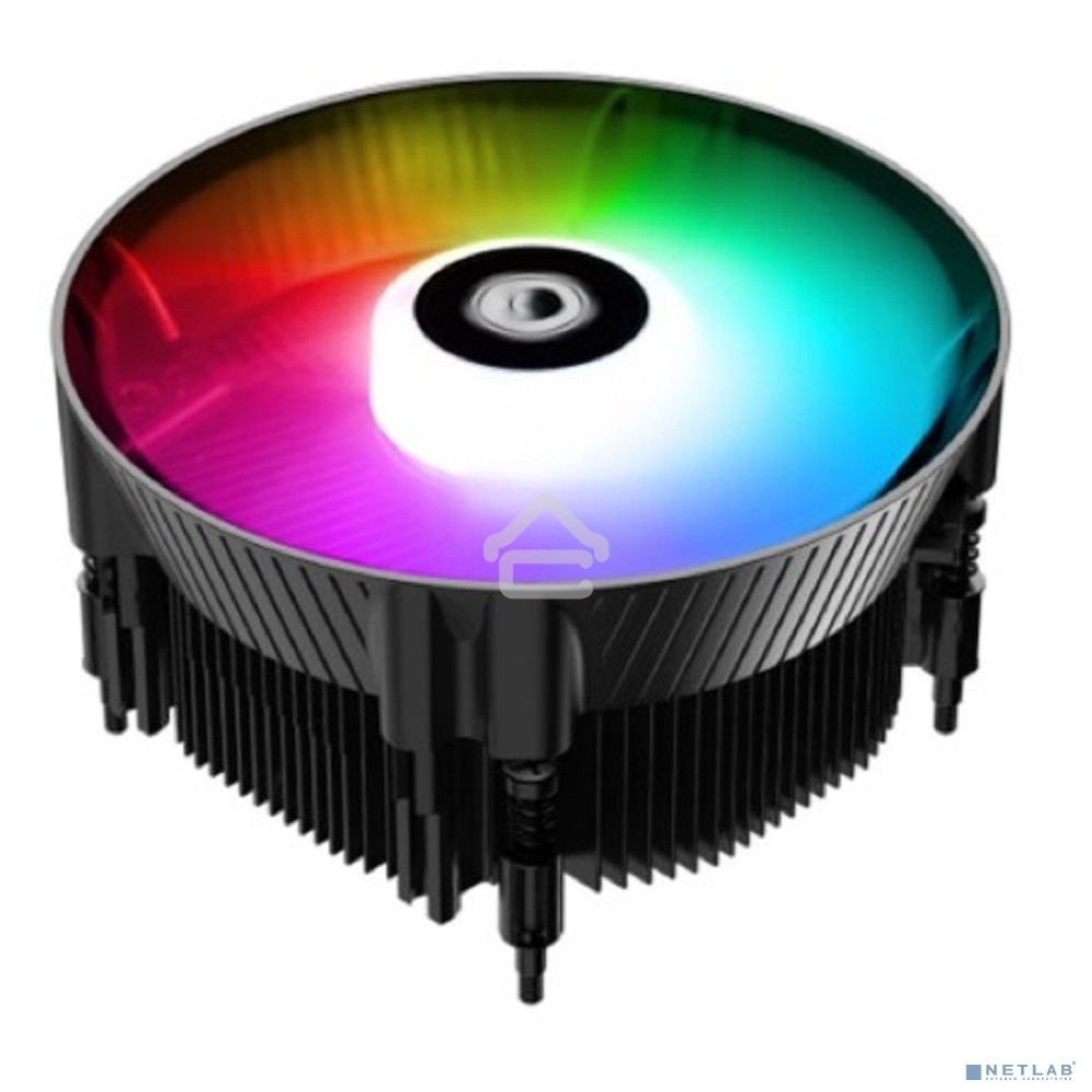 Кулер ID-Cooling DK-07i RAINBOW (Intel) черный 120мм алюминий 1800rpm 26db 4-pin 125W 60мм