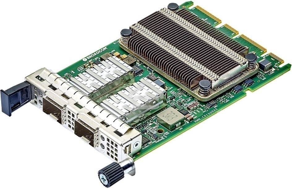 Сетевая карта Broadcom NetXtreme N225P (BCM957414N4140C) 2x25GbE (25/10GbE), PCIe 3.0 x8, SFP28, BCM57414, OCP 3.0, Ethernet Adapter