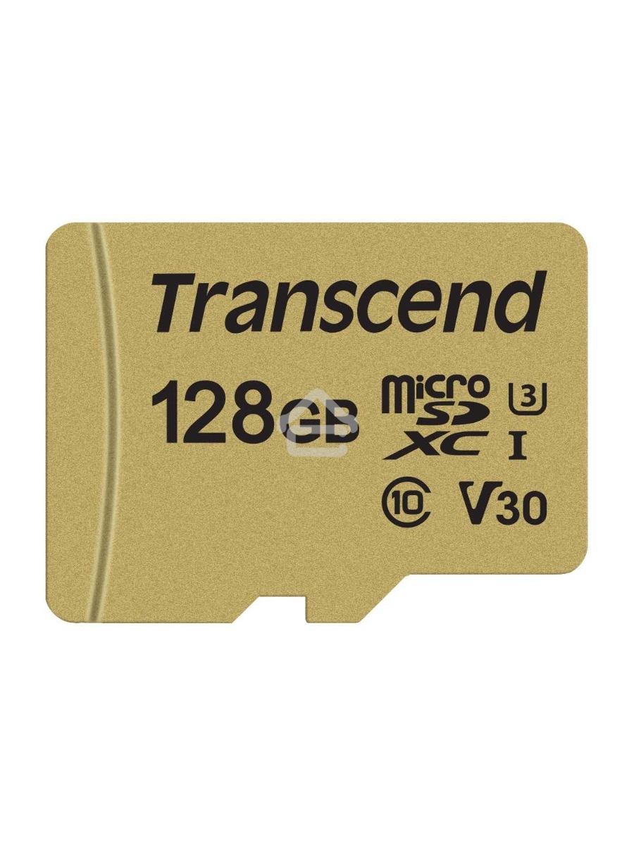 Флеш карта microSD 128GB Transcend microSDXC Ultimate UHS-I U3, V30, (SD адаптер), MLC