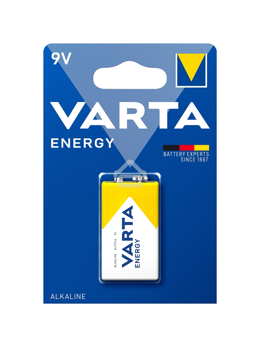 Батарейки VARTA ENERGY 9V бл. 1