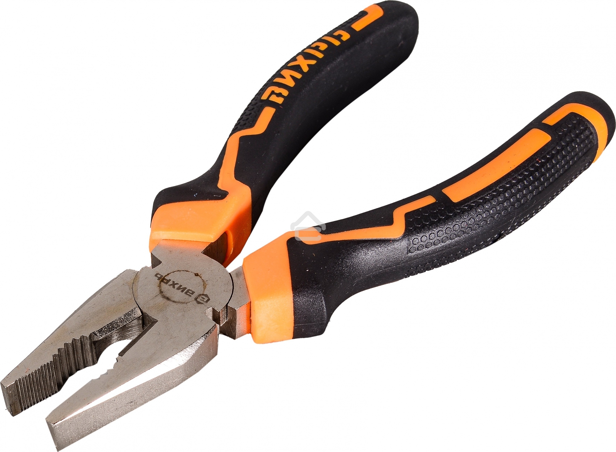 Плоскогубцы ВИХРЬ 160мм.,никелированные,двухкомпонентные рукоятки