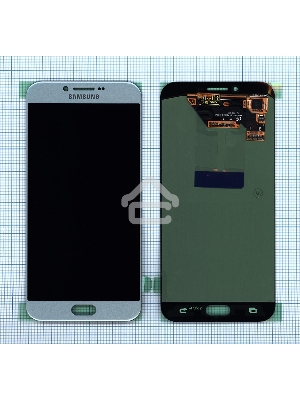 Дисплей для Samsung Galaxy A8 (2016) SM-A810F голубой