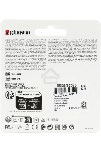 Карта памяти Kingston 256GB SDXC Canvas Go Plus 170R C10 UHS-I U3 V30 EAN: 740617301519