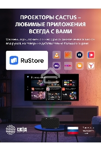 Проектор Cactus CS-PRM.01B.Full HD-A LCD 19000Lm LS 700Lm ANSI (1920x1080) 2500:1 ресурс лампы:50000часов 2xUSB typeA 2xHDMI 1.8кг