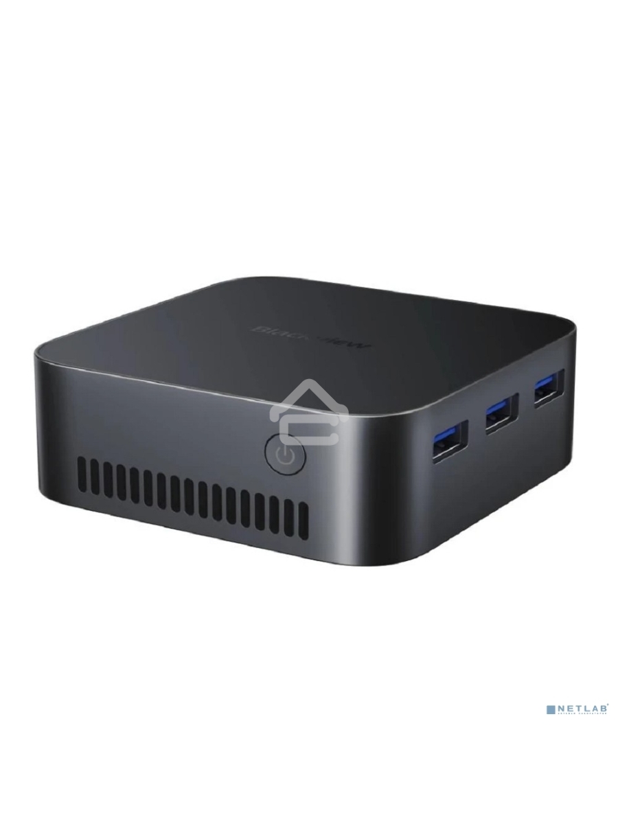 Компьютер Мини ПК Blackview MP80 (Intel N97) 16+512GB, WIFI a/b/g/n/ac, Bluetooth 4.2, Win11 Pro, USB3.0, HDMI 1.4b Type A *2, RJ45*1, 5.5/2.1mm DC Jack *1, 3.5mm Phone Jack*1, Colour: Black