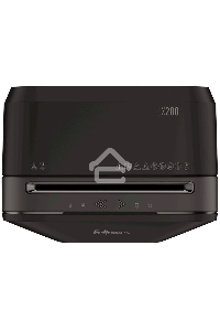 Шредер Fellowes PowerShred LX200 черный (секр.P-4)/перекрестный/12лист./22лтр./скрепки/скобы/пл.карты