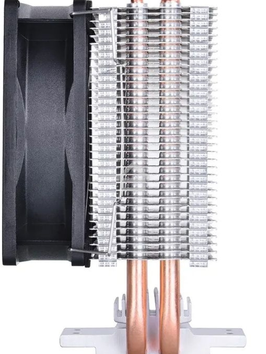Кулер для процессора DEEPCOOL ICE EDGE MINI FS V2.0 синий, 80 мм, алюминий/медь, 2200 об/мин, 24.7 дБ, 3 pin, 100 Вт, 112 мм