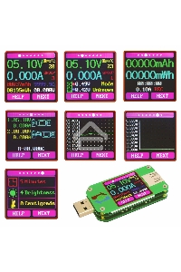 USB тестер UM24C с цветным экраном и bluetooth oem