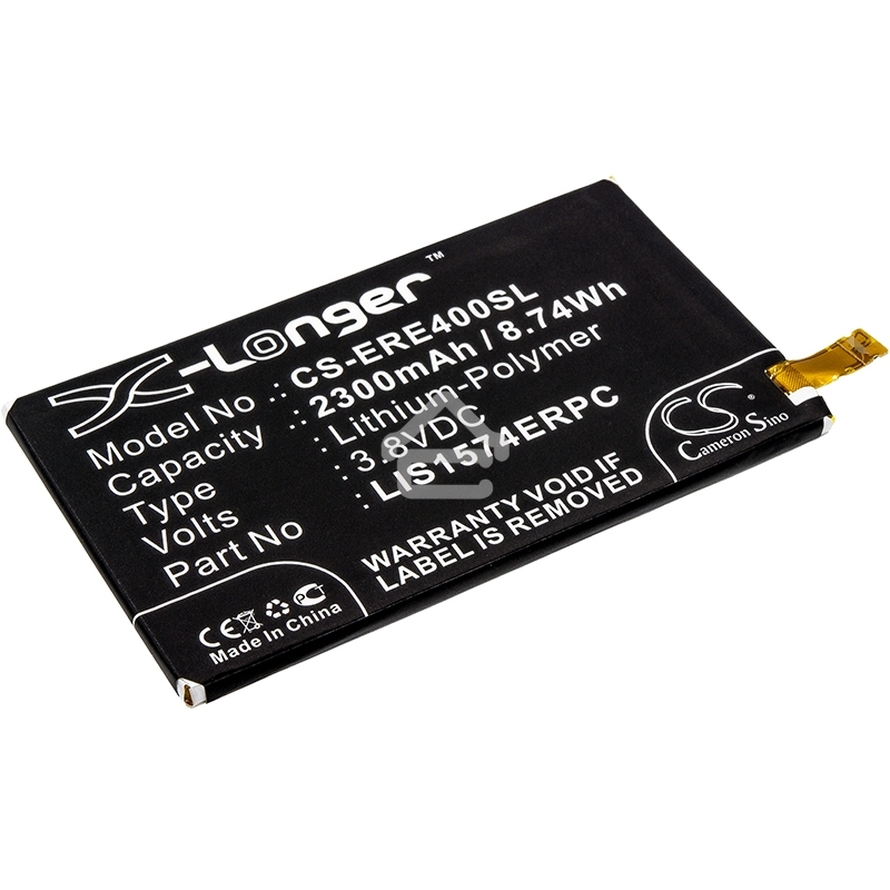 Аккумулятор CameronSino CS-ERE400SL LIS1574ERPC для Sony Xperia E4 Dual 3.8V / 2300mAh / 8.74Wh