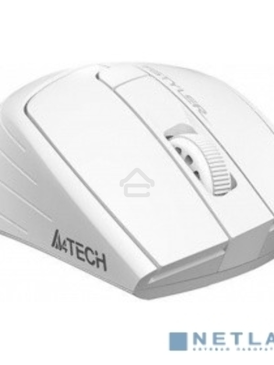 Мышь беспроводная A4Tech Fstyler FG30 белый/серый, 2000 dpi, радиоканал, USB, кнопки - 5