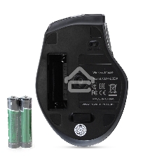 Мышь беспроводная Crown CMM-935W черный, 1600 dpi, радиоканал, USB, кнопки - 6