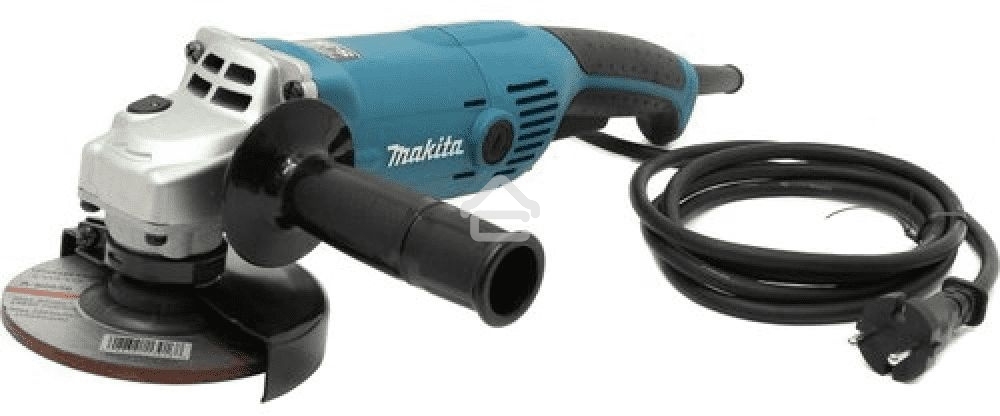 Угловая шлифовальная машина Makita GA5021 ф125мм GA5021 1050Вт,11000об\м,2.3кг,кор,муфта SJS,фикс вкл-ля,шлиф диск