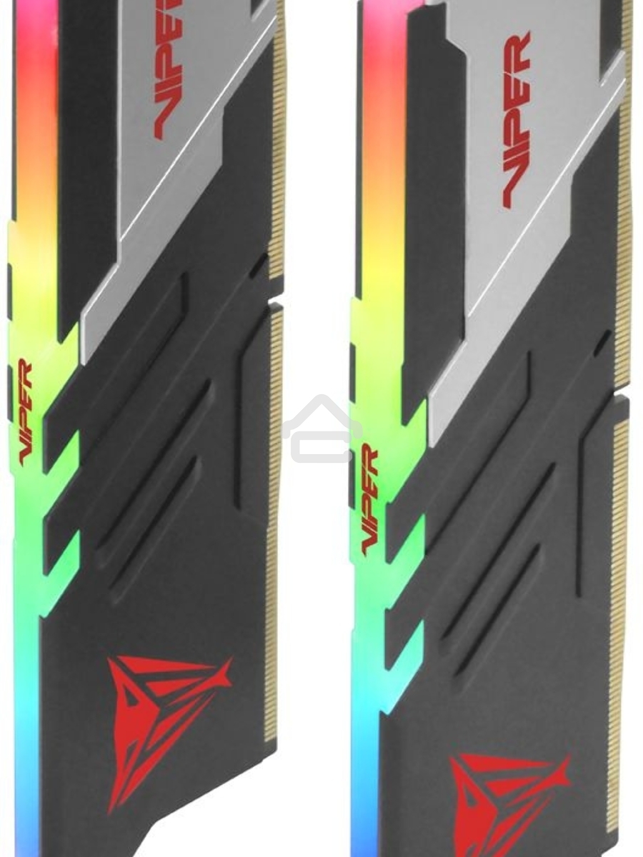 Оперативная память Patriot Viper Venom, DDR5, 32GB (2x16GB), 6400MHz, CL32, DIMM, с радиаторами, RGB, черный