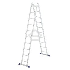 Лестница шарнирная алюминиевая Сибртех 4х5, 97883