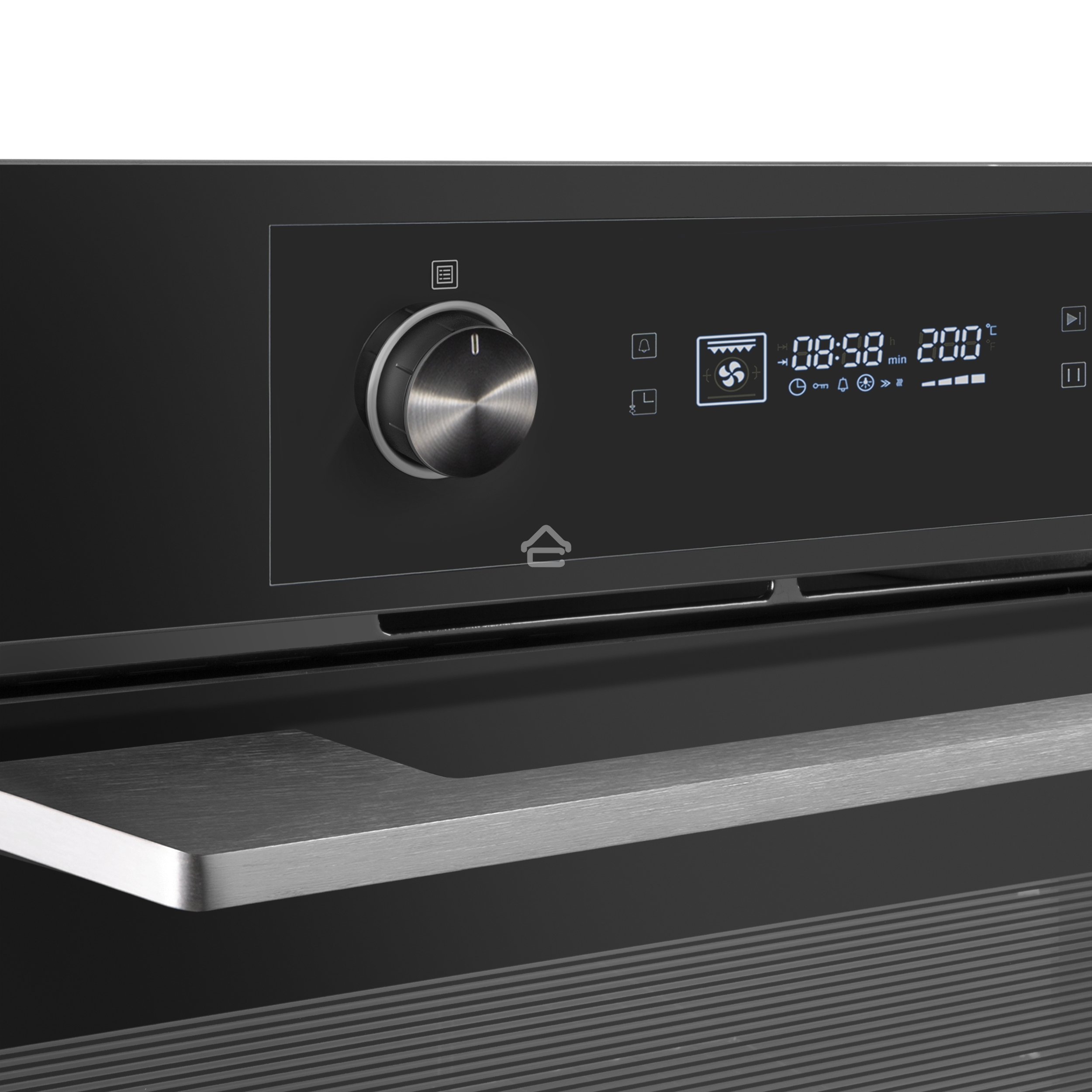 Шкаф духовой электрический Maunfeld AEOH60102B, 60л, дверца с 3 стеклами, черный