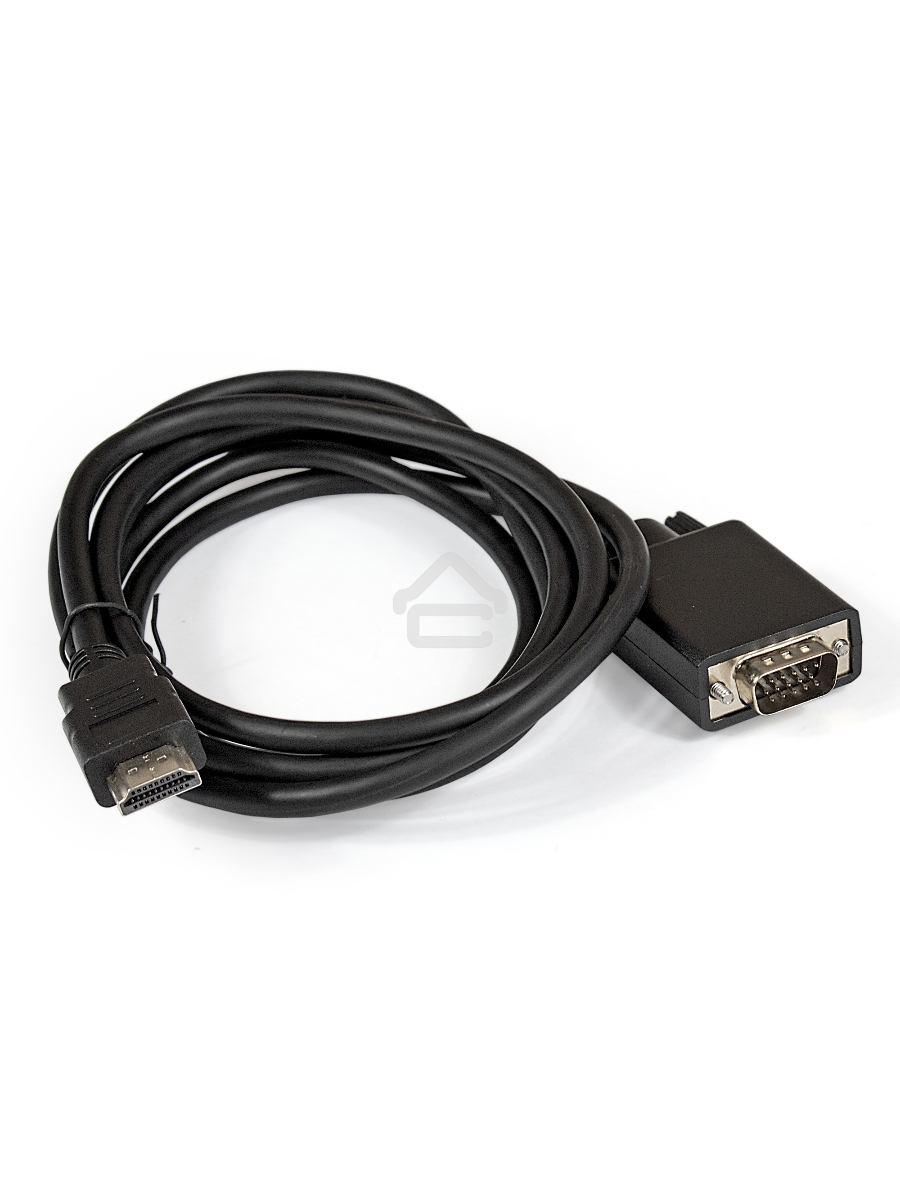 Кабель-переходник HDMI-VGA ExeGate EX-CC-HDMIM-VGAM-1.8 (19M/15M, 1,8м)