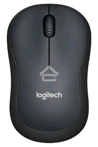 Мышь беспроводная Logitech M220 SILENT черный, 1000 dpi, радиоканал, USB, кнопки - 3
