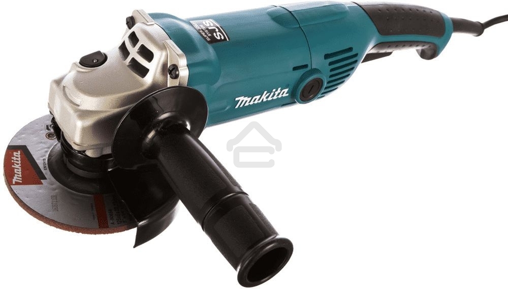 Угловая шлифовальная машина Makita GA5021 ф125мм GA5021 1050Вт,11000об\м,2.3кг,кор,муфта SJS,фикс вкл-ля,шлиф диск