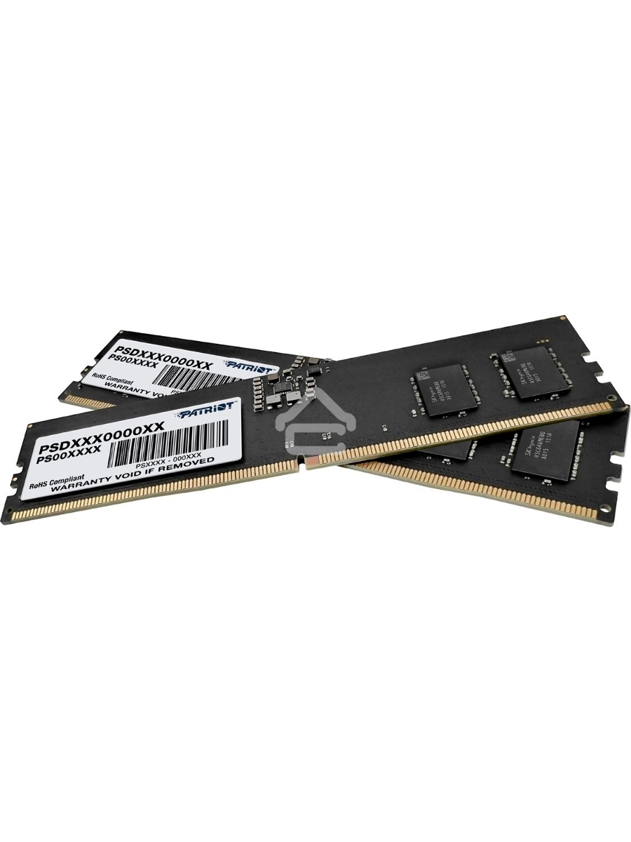 Оперативная память Patriot Signature, DDR5, 32GB (2x16 GB), 4800 MHz, CL40, DIMM