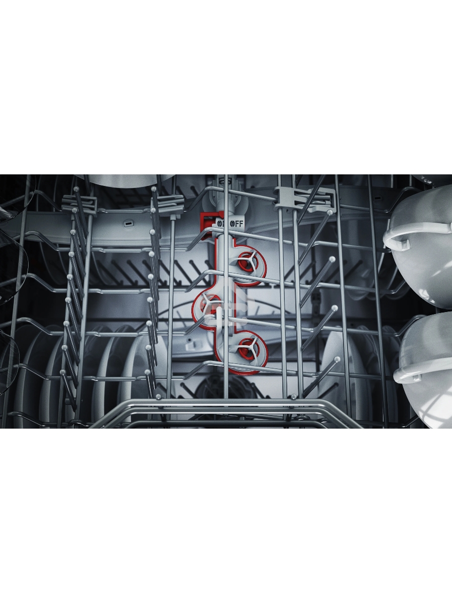 Встраиваемая посудомоечная машина Bosch SMV4HMX65Q, серебристый, 59.8 см, 13 компл., 44 дБ, класс A++