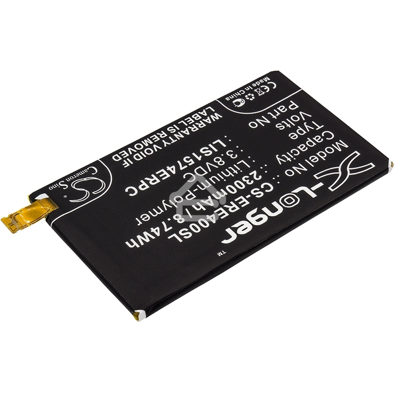 Аккумулятор CameronSino CS-ERE400SL LIS1574ERPC для Sony Xperia E4 Dual 3.8V / 2300mAh / 8.74Wh