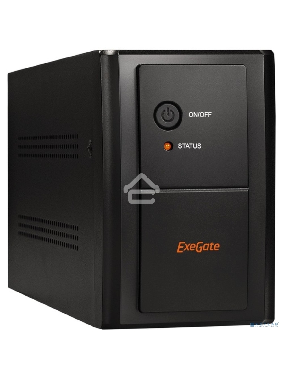 Источник бесперебойного питания ExeGate EP285488RUS SpecialPro UNB-1200.LED.AVR.C13.RJ.USB <1200VA/750W, LED, AVR, 6*IEC-C13, RJ45/11, USB, Black>