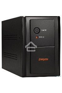 Источник бесперебойного питания ExeGate EP285488RUS SpecialPro UNB-1200.LED.AVR.C13.RJ.USB <1200VA/750W, LED, AVR, 6*IEC-C13, RJ45/11, USB, Black>
