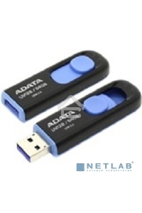 Флеш диск ADATA Flash Drive 64Gb UV128 AUV128-64G-RBE {USB3.0, BLACK/BLUE}