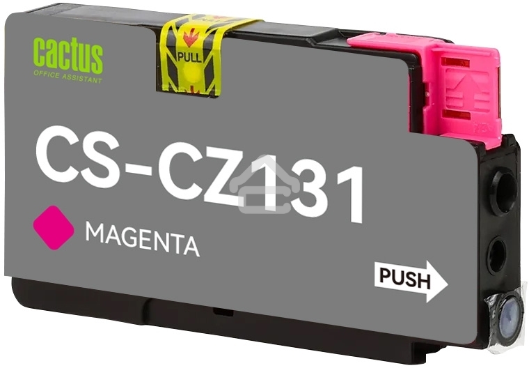 Картридж струйный Cactus CS-CZ131 №711 пурпурный (26 мл) для HP DesignJet T120/T520