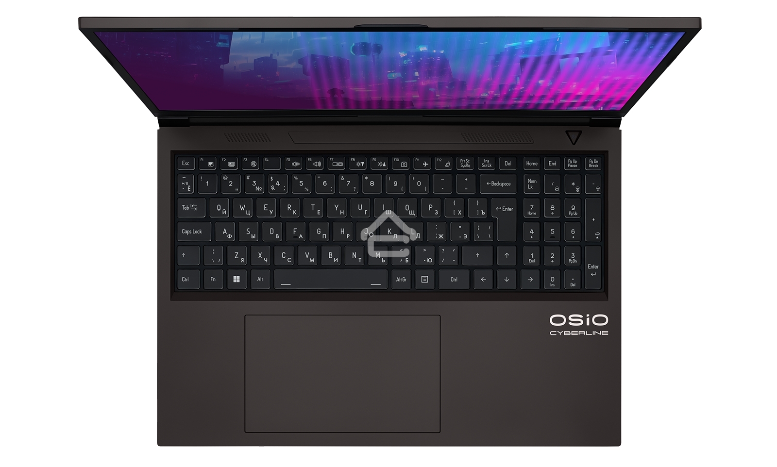 Ноутбук Osio CyberLine C160i-004 коричневый Core i7 12650H 16Gb SSD512Gb NVIDIA GeForce RTX4060 8Gb 16