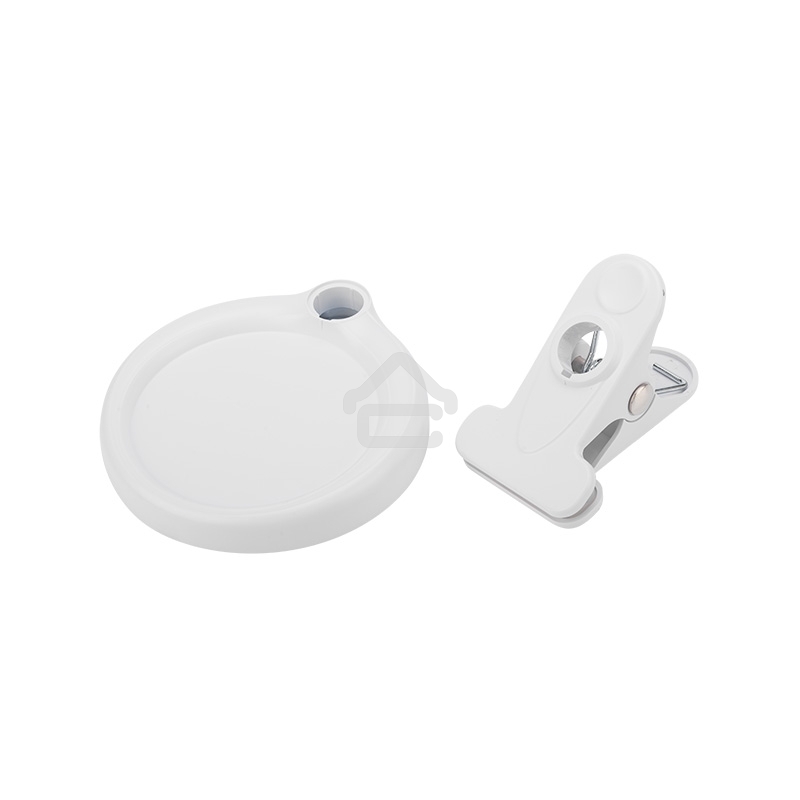 Лупа настольная 3D Rexant с подсветкой 30 LED, подставка+прищепка, белая