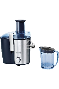 Соковыжималка центробежная Bosch MES3500 700Вт рез.сок.:1250мл. серебристый/синий