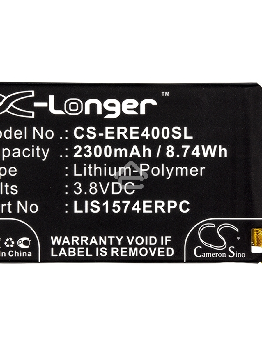 Аккумулятор CameronSino CS-ERE400SL LIS1574ERPC для Sony Xperia E4 Dual 3.8V / 2300mAh / 8.74Wh