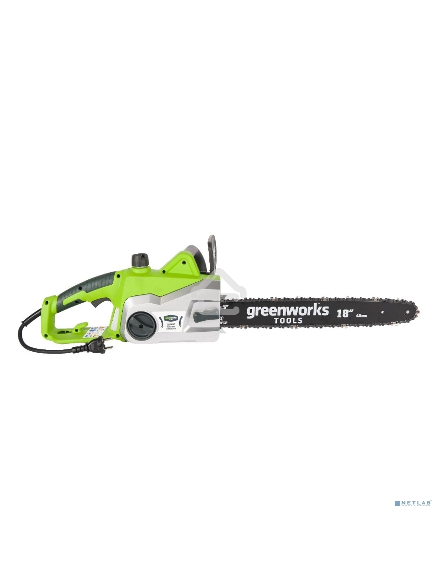 Цепная пила электрическая Greenworks GCS2046, {2000W, 45 см} [20037]