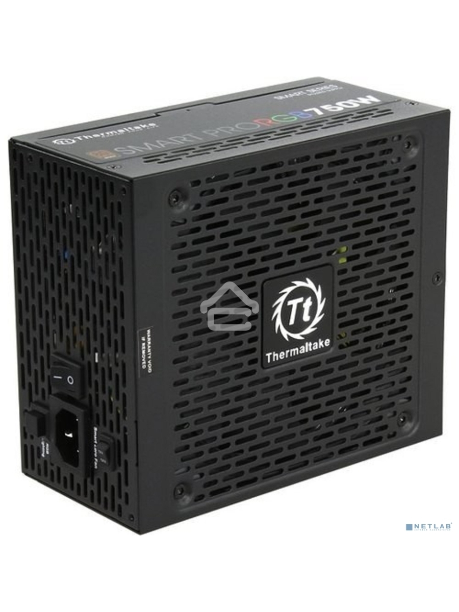 Блок питания Thermaltake Smart Pro RGB (PS-SPR-0750FPCBEU-R), 750Вт, 80 PLUS Bronze, 140мм, модульный, черный