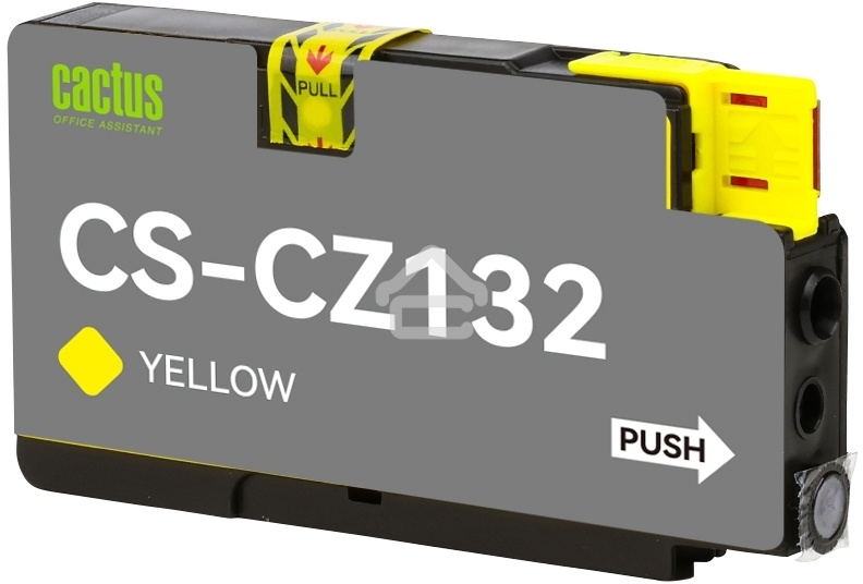Картридж струйный Cactus CS-CZ132 №711 желтый (26 мл) для HP DesignJet T120/T520