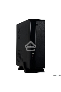 Компьютерный корпус Exegate EX268689RUS Компьютерный корпус MiniITX Exegate MI-207 Black, miniITX/mATX, <M350, 80mm>, 2*USB, Audio