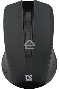 Мышь беспроводная Defender Accura MM-935 черный, 1600 dpi, радиоканал, USB, кнопки - 4