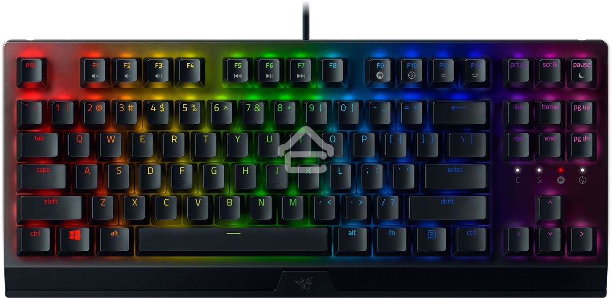 Игровая клавиатура Razer Blackwidow V3 Razer™ Tenkeyless Mechanical RUSSIAN черный