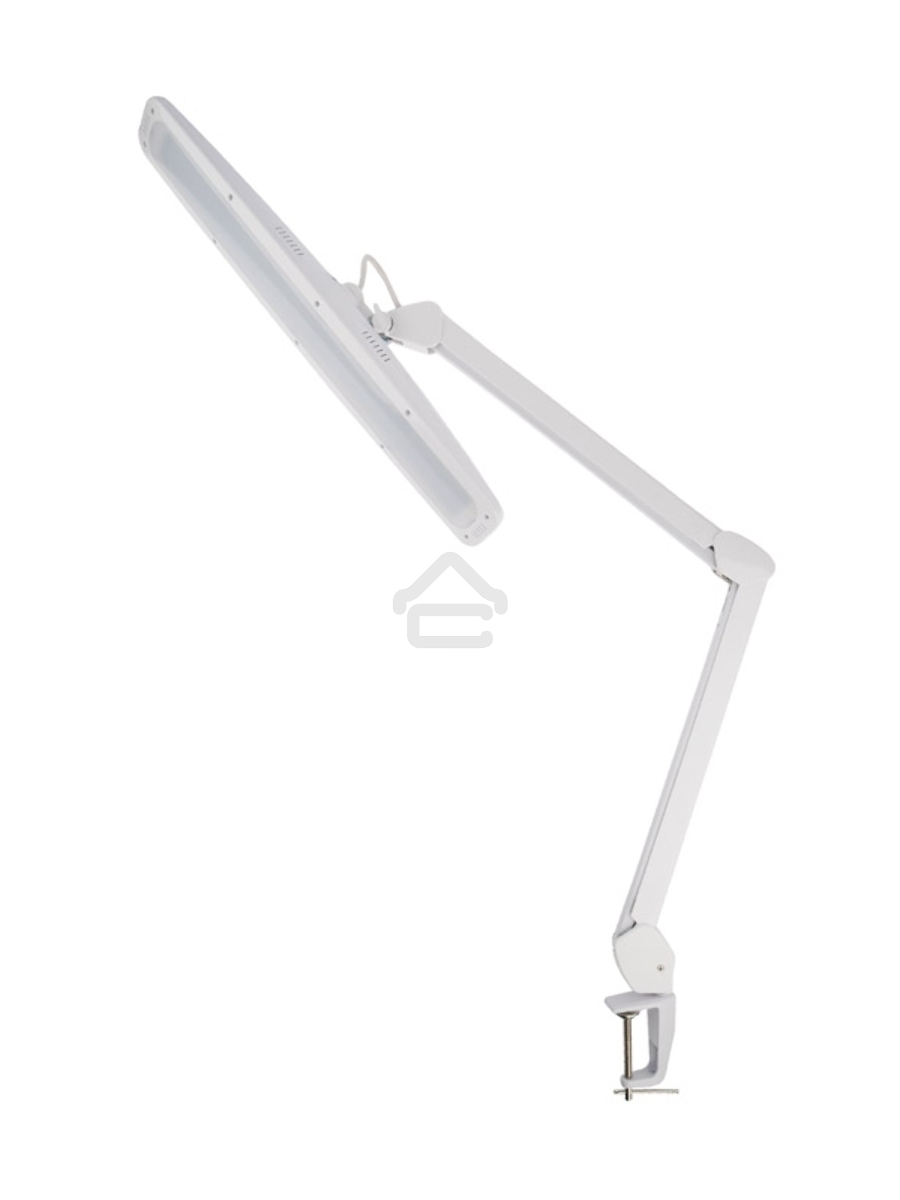 Лампа настольная бестеневая Rexant, струбцина, «ECO light», 84 SMD LED, сенсорный диммер, белая