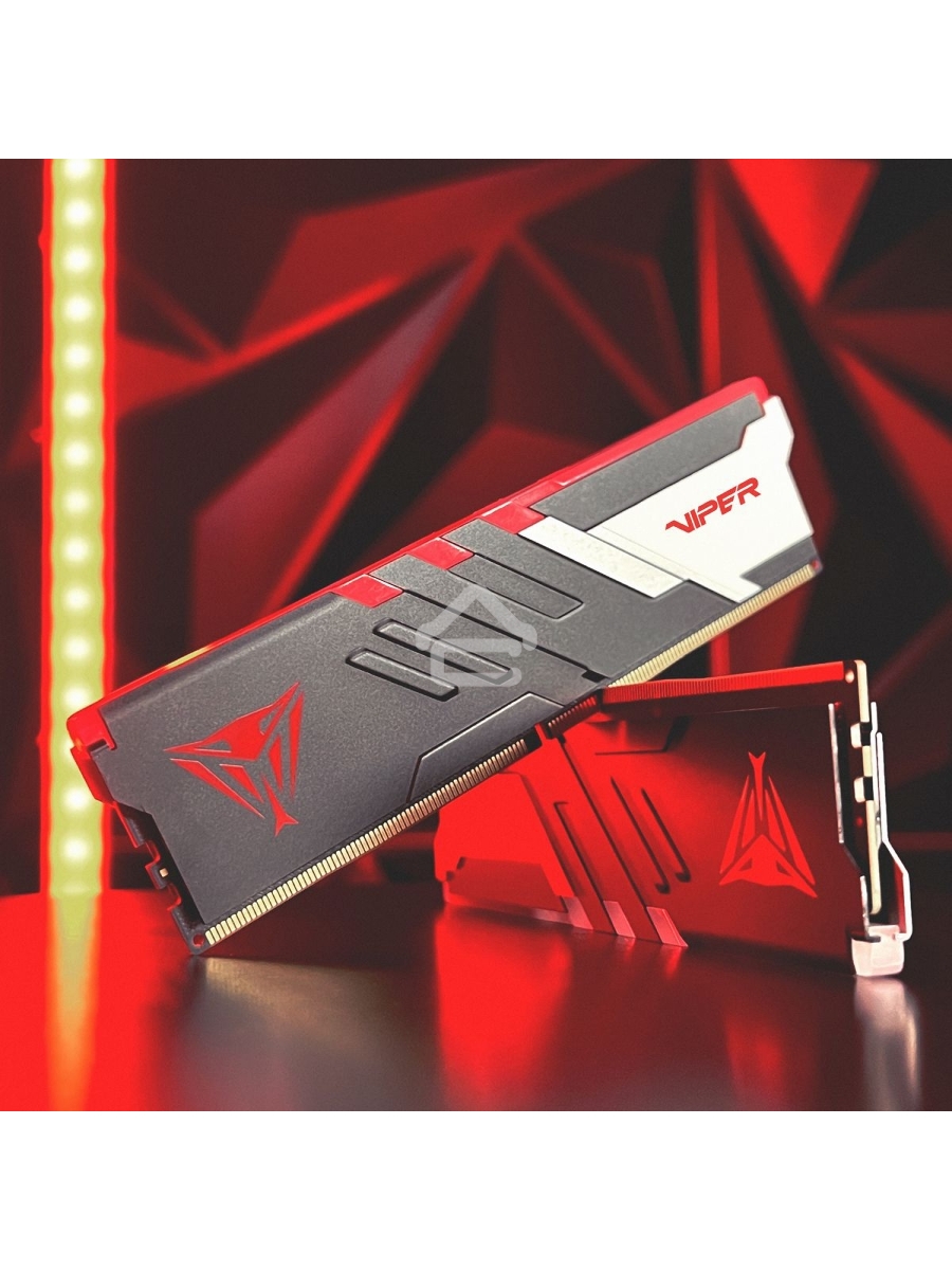 Оперативная память Patriot Viper Venom, DDR5, 32GB (2x16GB), 6400MHz, CL32, DIMM, с радиаторами, RGB, черный