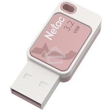Флешка USB Netac UA31 (NT03UA31N-064G-20PK), 64Gb, USB 2.0, R/W 110/45, розовый/белый