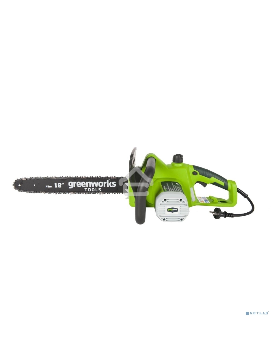 Цепная пила электрическая Greenworks GCS2046, {2000W, 45 см} [20037]
