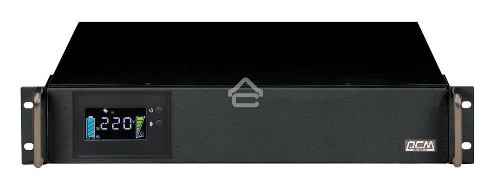 Источник бесперебойного питания Powercom King Pro RM KIN-1500AP RM 900Вт 1500ВА черный