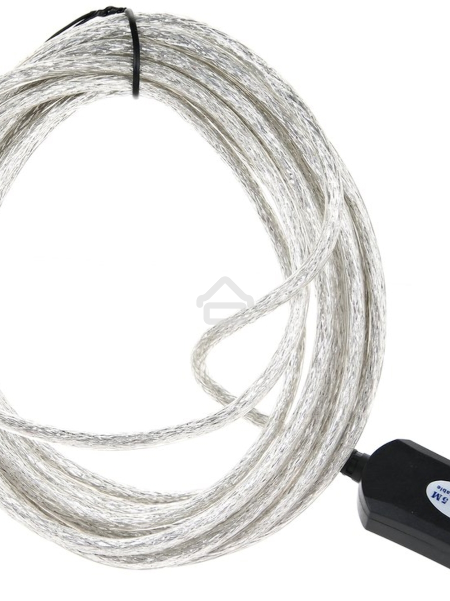 Кабель VCOM VUS7049-5M USB2.0-repeater, удлинительный активный <Am-->Af> 5м
