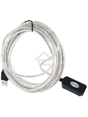 Кабель VCOM VUS7049-5M  USB2.0-repeater, удлинительный активный <Am-->Af> 5м