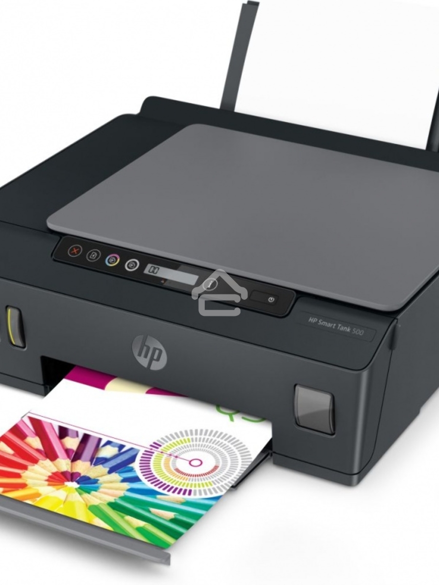 МФУ струйный HP Smart Tank 500 (4SR29A), A4, цветной, печ. до 22 стр/мин. (ч/б) до 16 стр/мин. (цвет), скан. до 8 стр/мин. (ч/б) 4 стр/мин. (цвет), 1200x1200dpi, USB