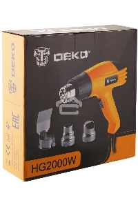 Технический фен Deko HG2000W 2000Вт темп.350/500С