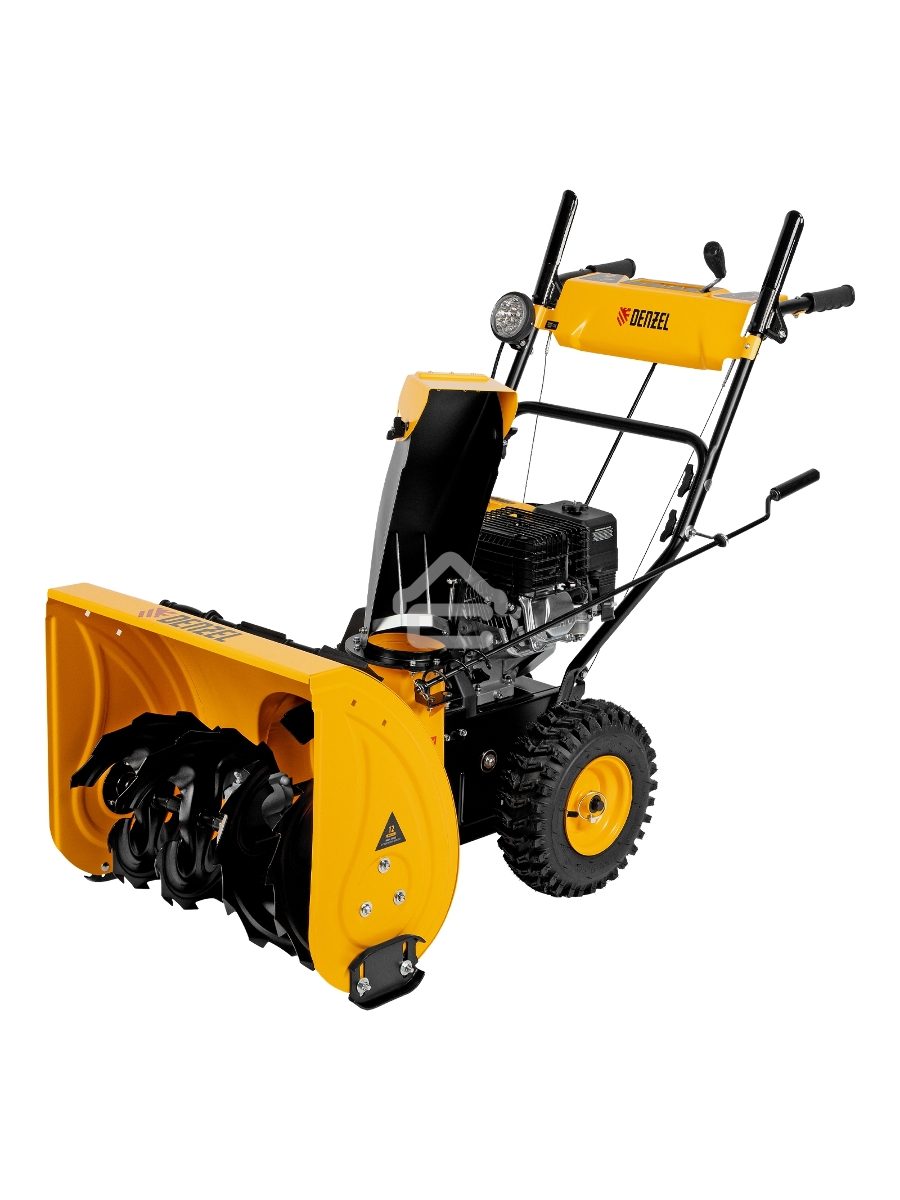 Бензиновая снегоуборочная машина SBM 610, 212cc, ручной старт, фара Denzel